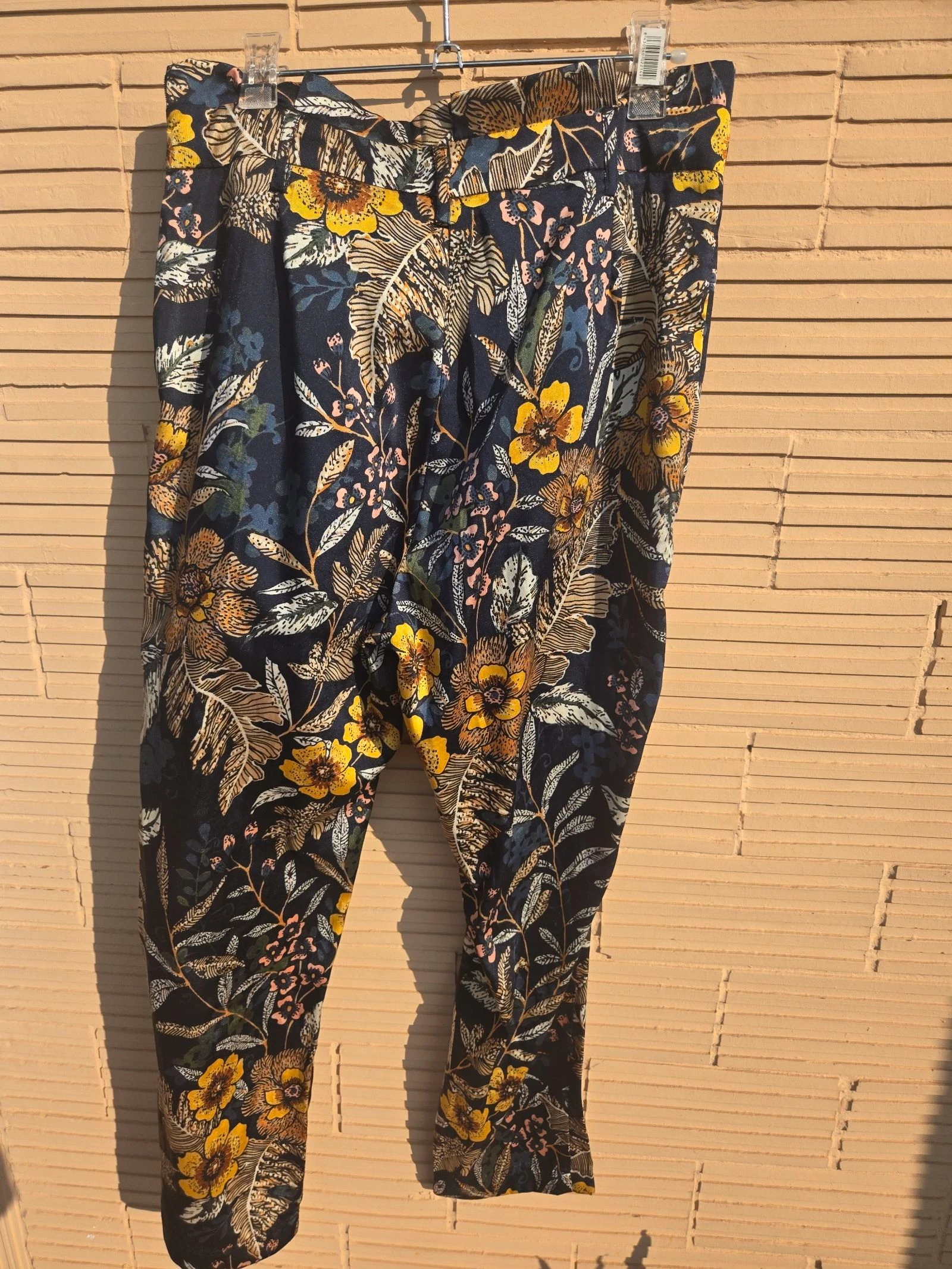 Calça reta floral Stradivarius tamanho 40 – photo 3